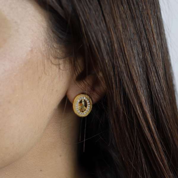 14 Ayar Altın J Küpe 22