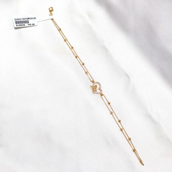 DORİKALI KALPLİ BİLEKLİK