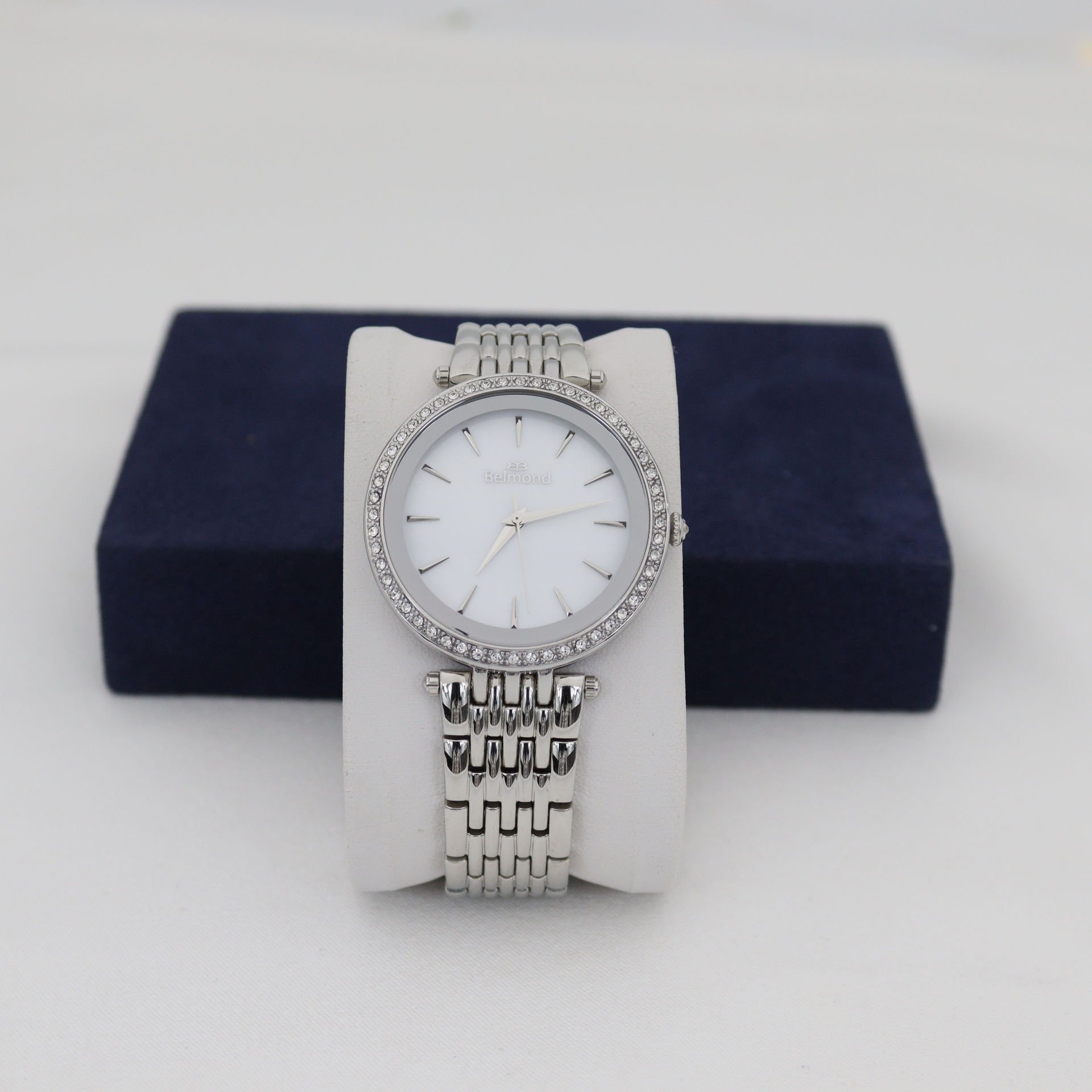 Belmond Taşlı Bayan Saati Gri