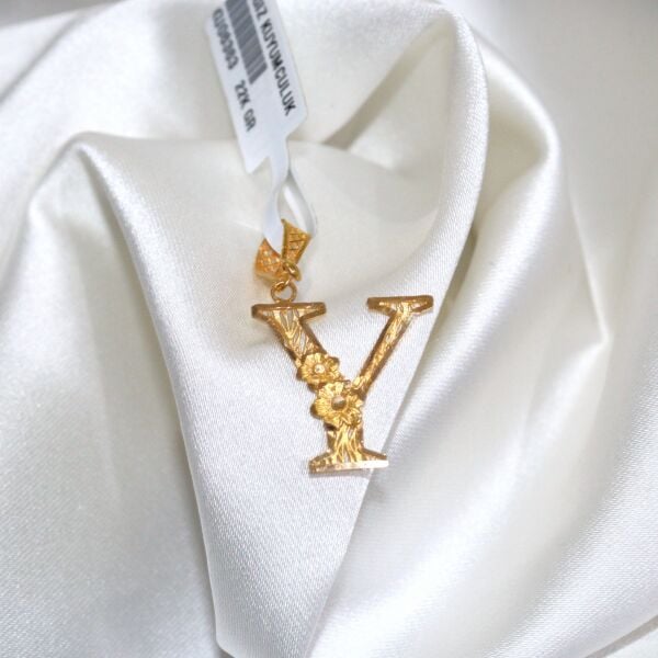 'Y' HARFLİ KOLYE UCU