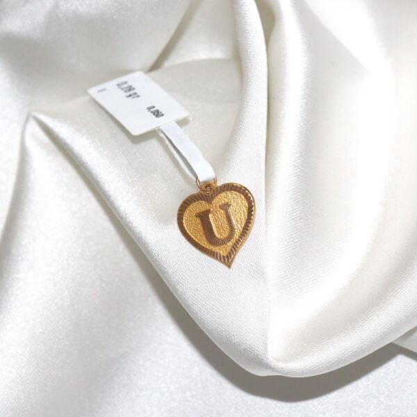 'U' HARFLİ KOLYE UCU