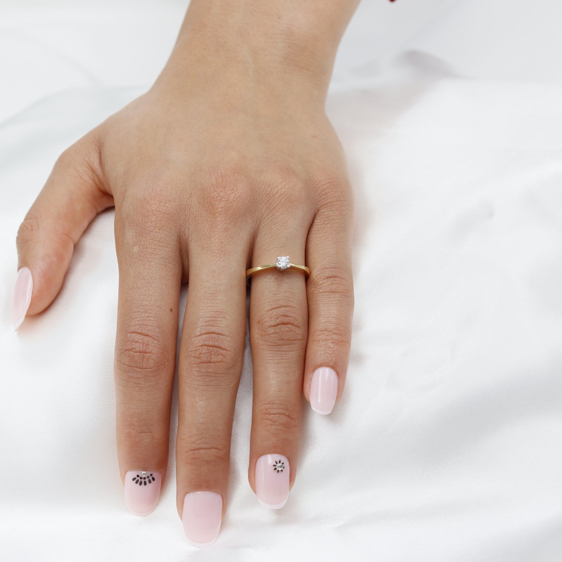 14 Ayar Altın Tektaş Yüzük 7